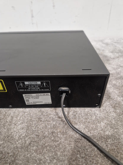Sony CDP-M18 - Compact Disc Player - Excellent w/ Power Supply