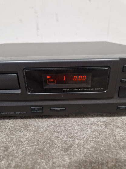 Sony CDP-M18 - Compact Disc Player - Excellent w/ Power Supply