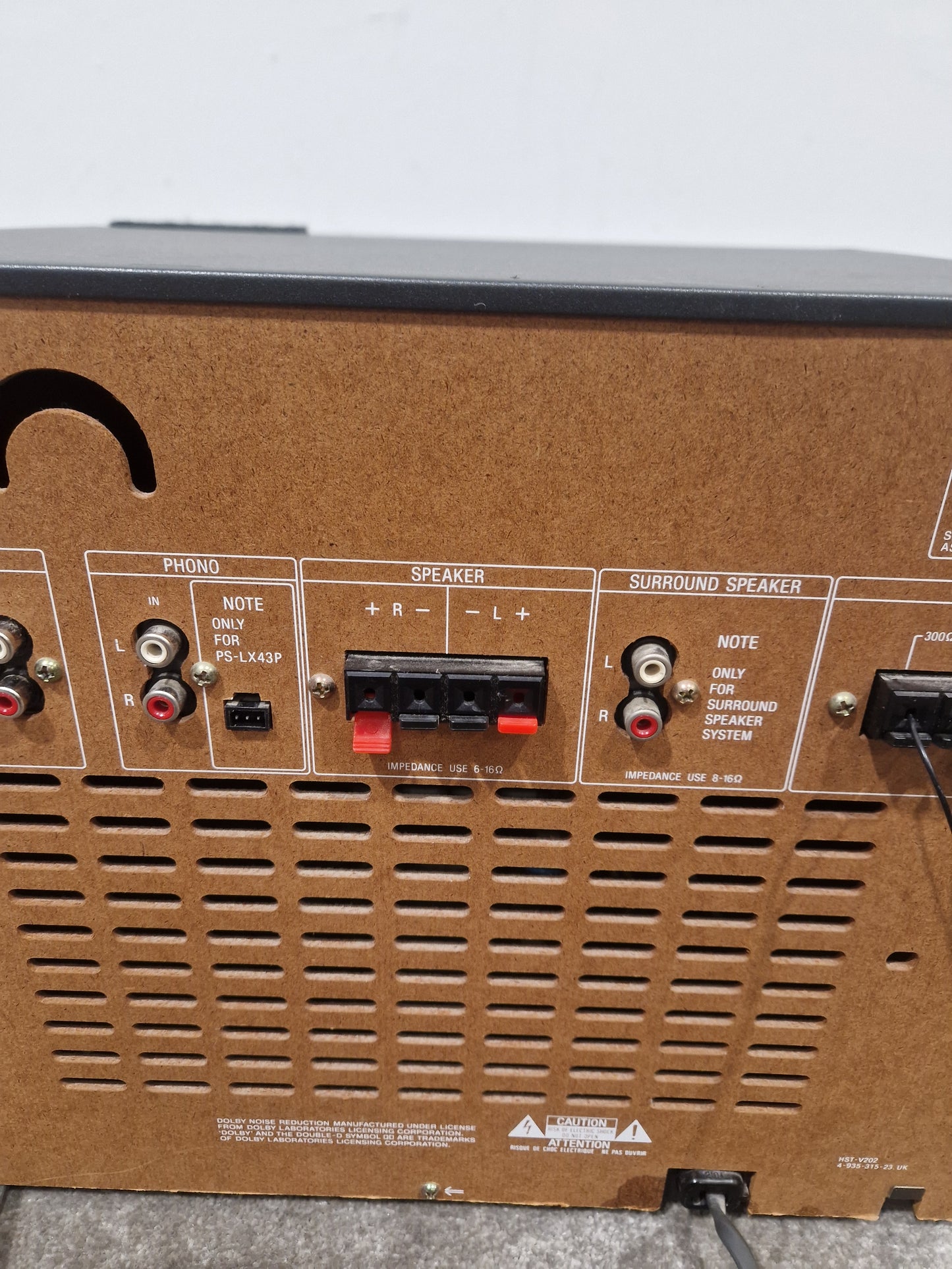 Sony LBT-V202 Stereo System - Classic Audio Setup - Fair (Read Description)