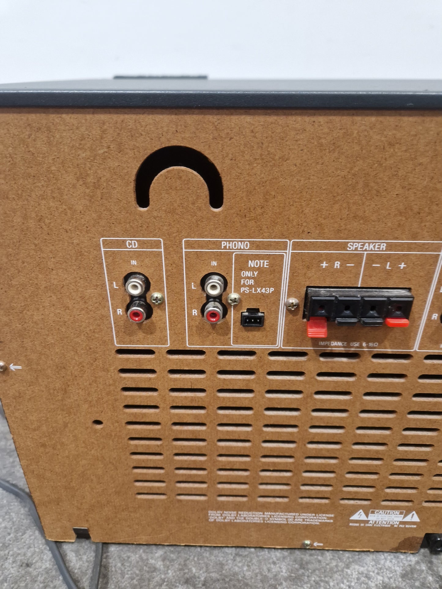 Sony LBT-V202 Stereo System - Classic Audio Setup - Fair (Read Description)