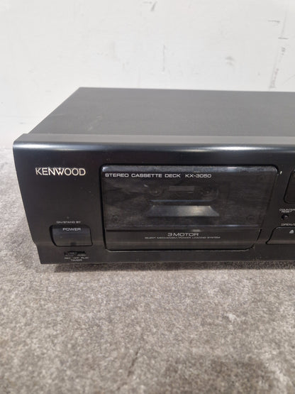 Kenwood KX-3050 - Cassette Deck - Spares or Repair w/ Power Supply