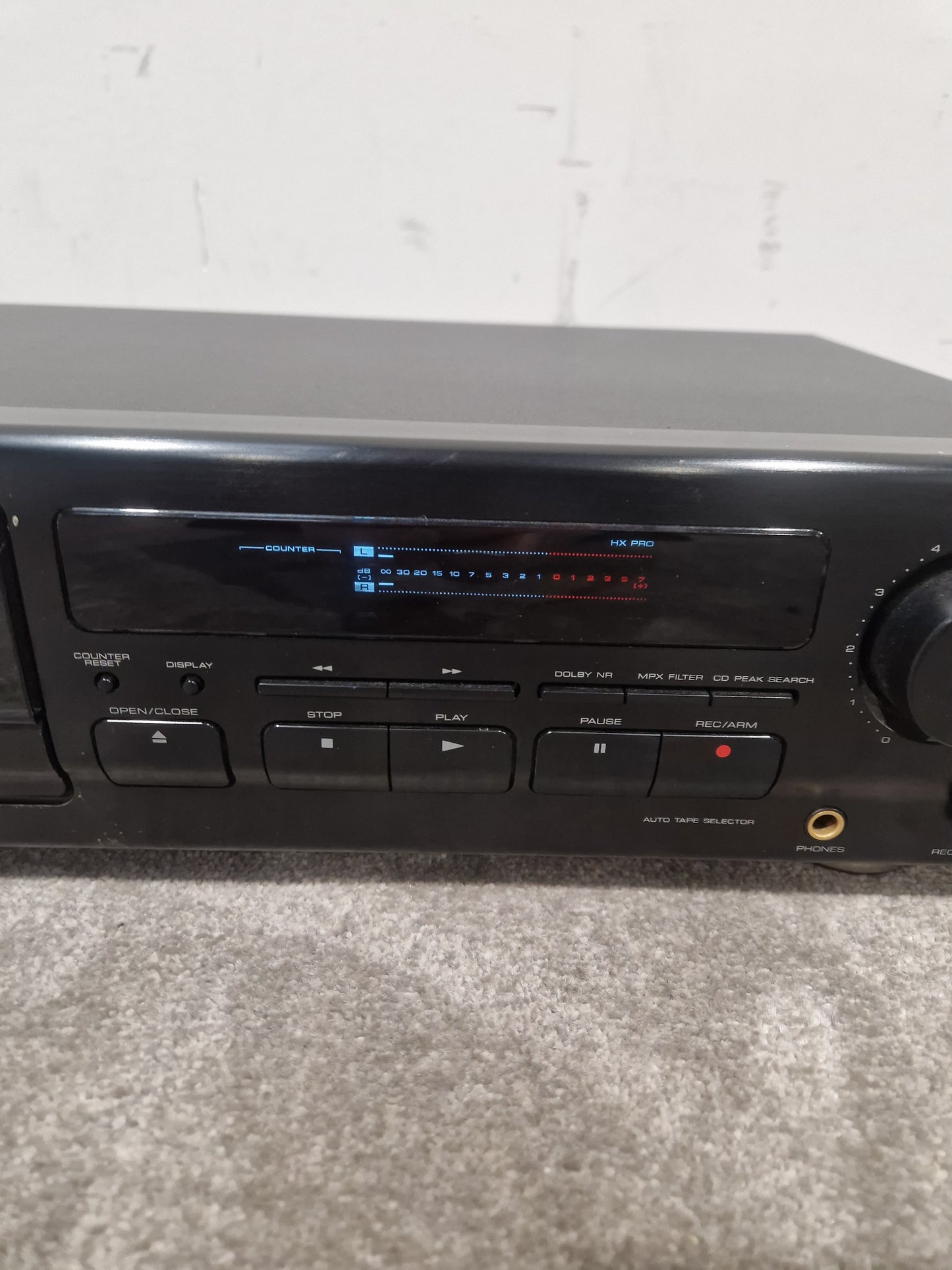 Kenwood KX-3050 - Cassette Deck - Spares or Repair w/ Power Supply