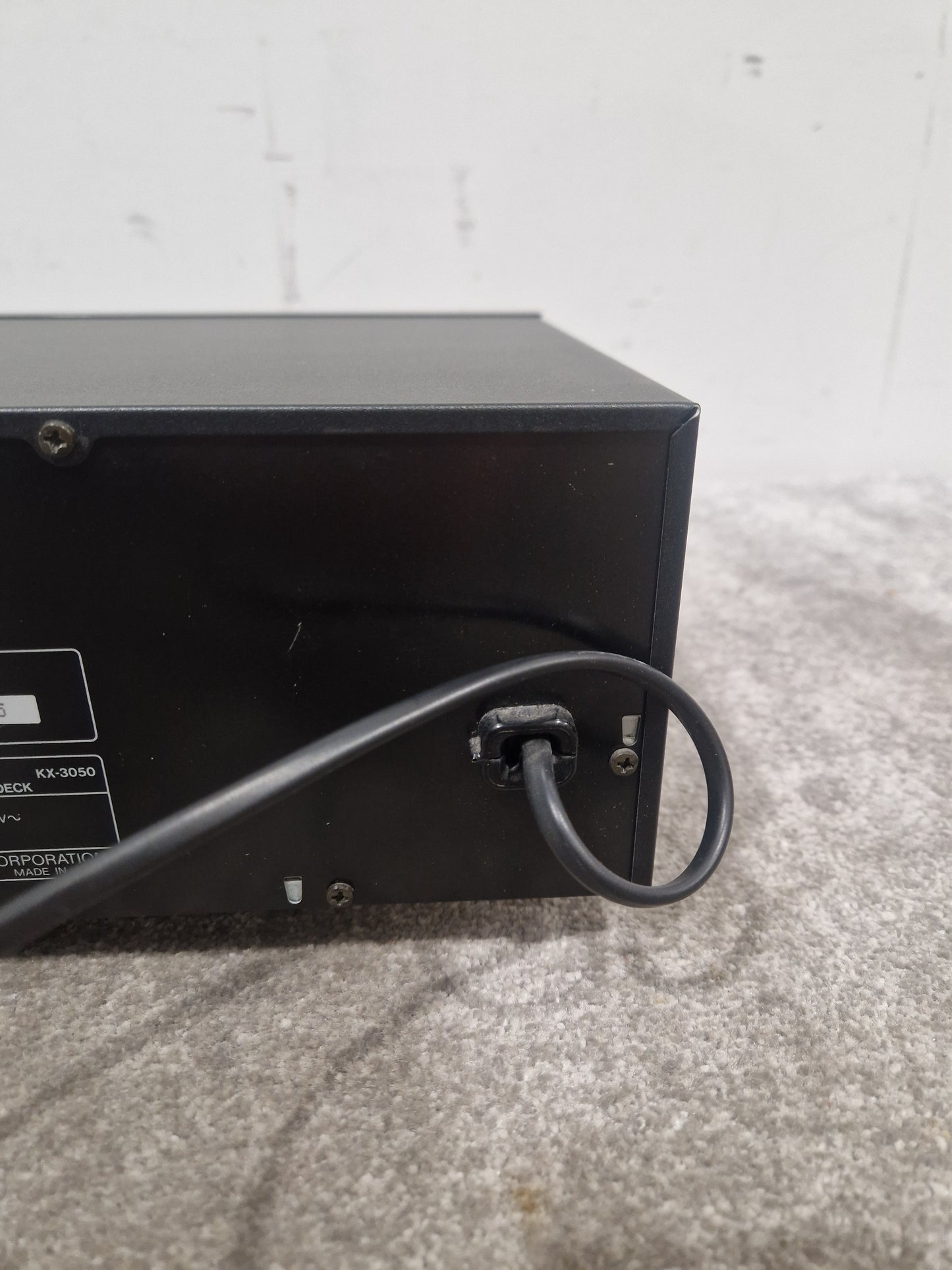 Kenwood KX-3050 - Cassette Deck - Spares or Repair w/ Power Supply