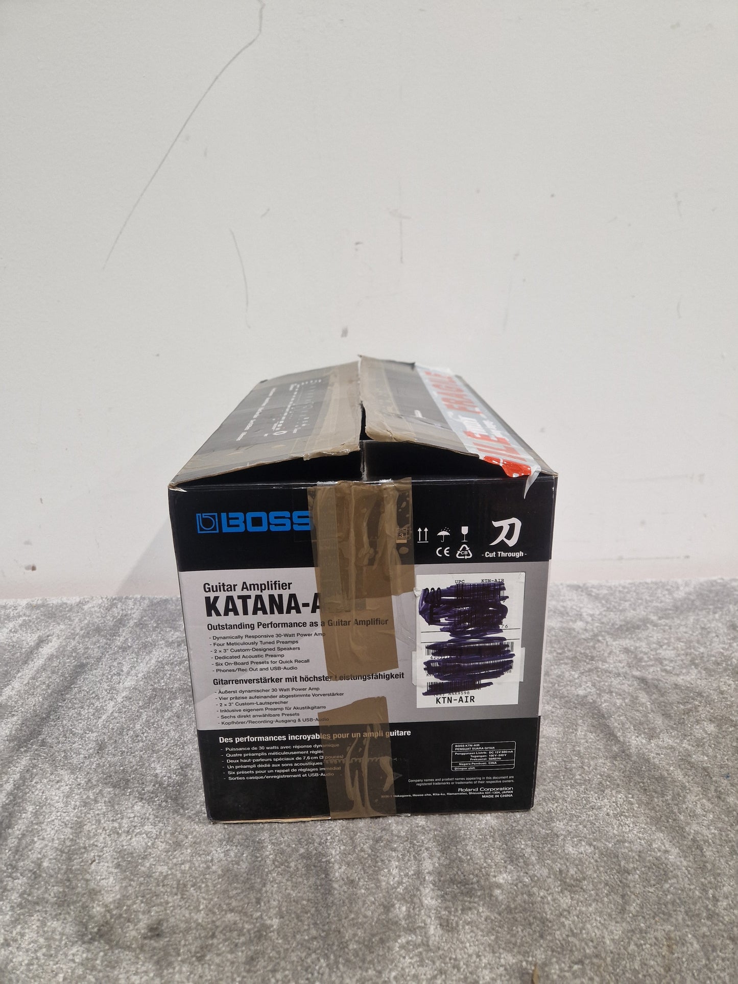 Boss Katana Air - Wireless Guitar Amplifier - Excellent w/ Original Box, Transmitter & Power Supply