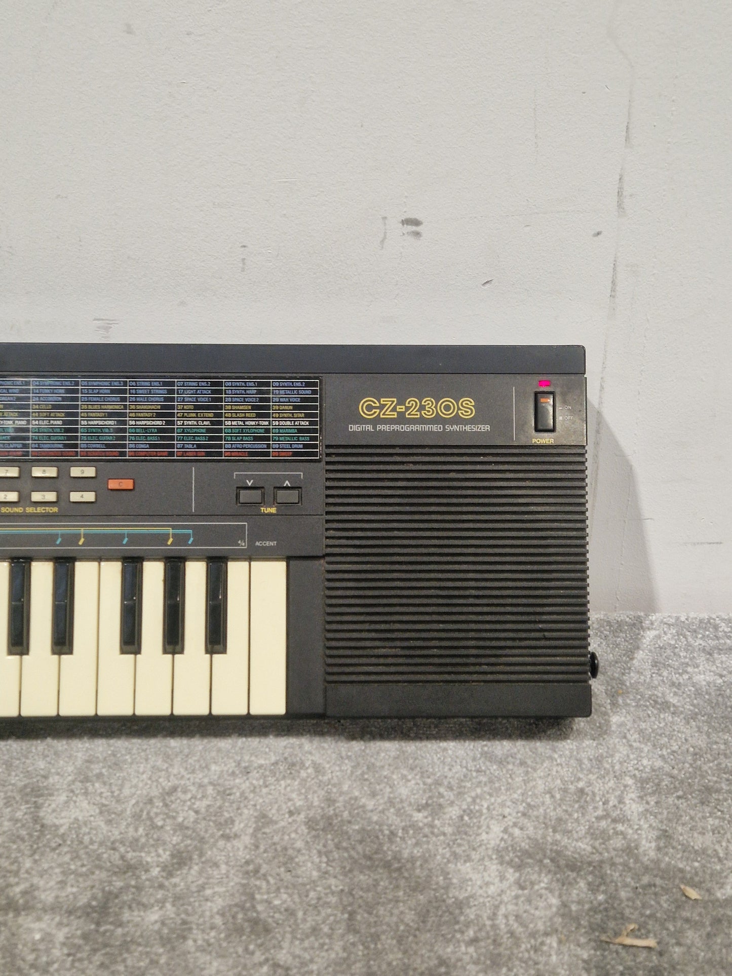 Casio CZ-230S - Digital Synthesizer - Spares or Repair w/ Original Box
