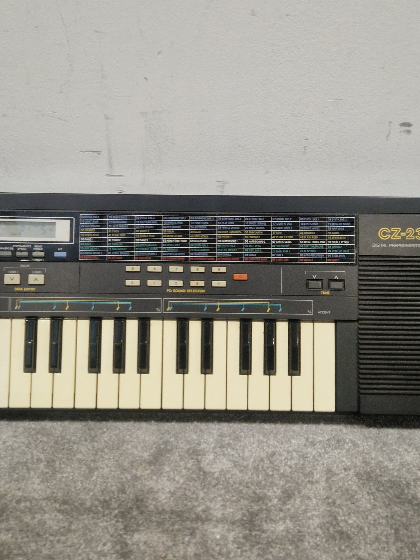 Casio CZ-230S - Digital Synthesizer - Spares or Repair w/ Original Box