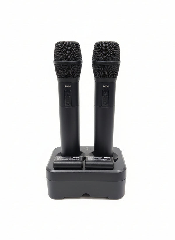 Rode Link TX-M2 Microphone Pair - Wireless Digital System - Excellent w/ Battery Packs & Recharge Hub