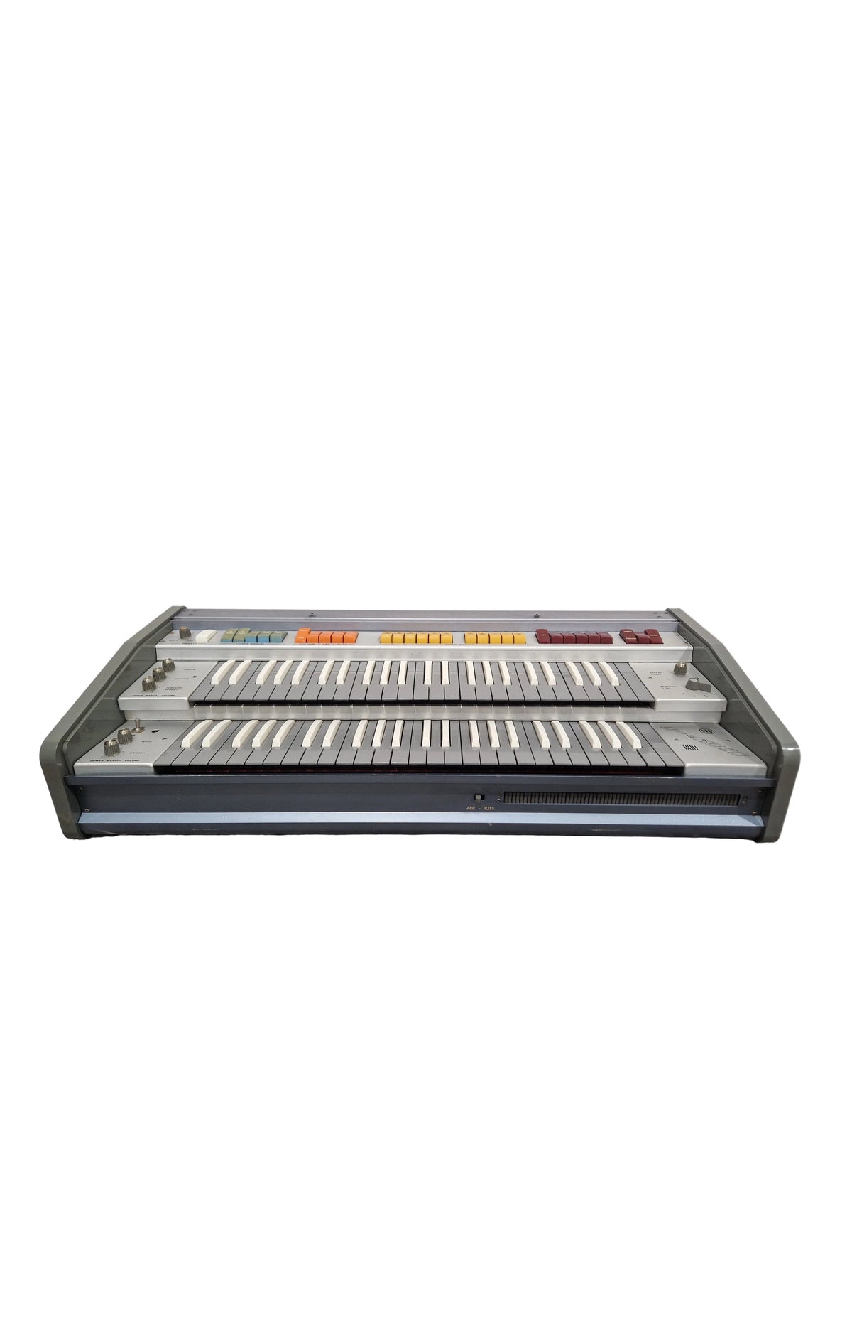 CRB Diamond 800 Organ - Rare Reverse Keys Model - Good w/ Power Supply & Hard Case