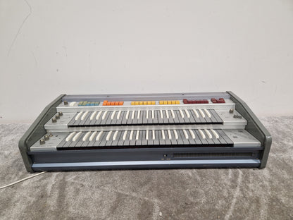 CRB Diamond 800 Organ - Rare Reverse Keys Model - Good w/ Power Supply & Hard Case
