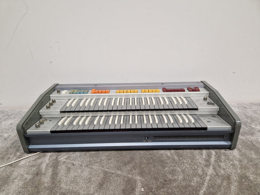 CRB Diamond 800 Organ - Rare Reverse Keys Model - Good w/ Power Supply & Hard Case