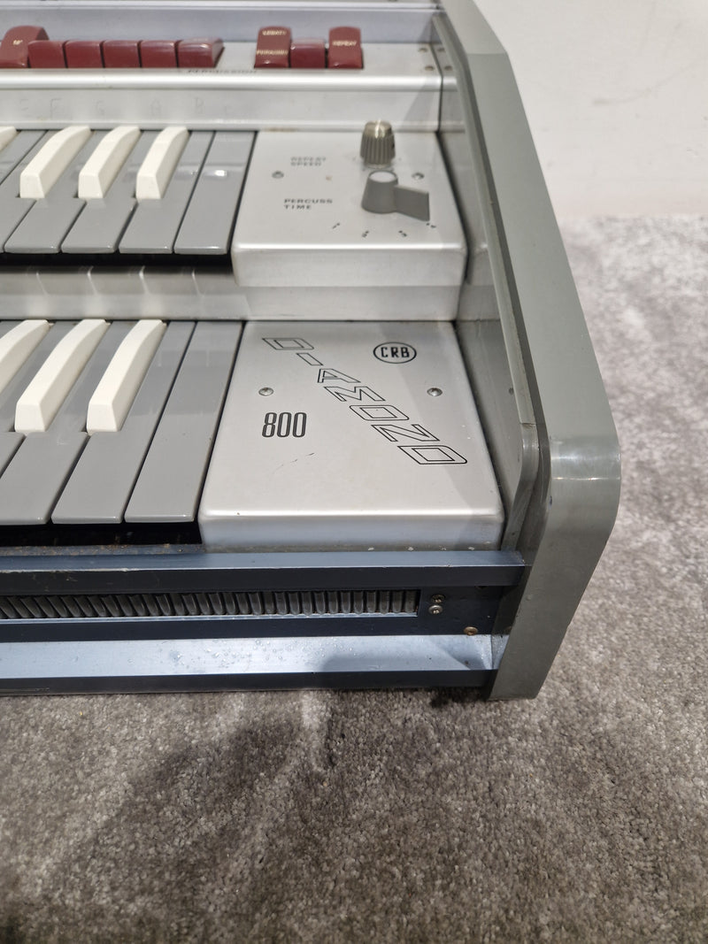 CRB Diamond 800 Organ - Rare Reverse Keys Model - Good w/ Power Supply & Hard Case - Image 11