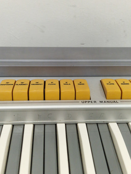 CRB Diamond 800 Organ - Rare Reverse Keys Model - Good w/ Power Supply & Hard Case