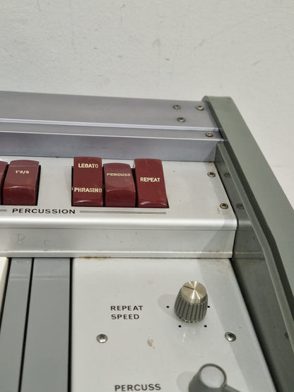 CRB Diamond 800 Organ - Rare Reverse Keys Model - Good w/ Power Supply & Hard Case