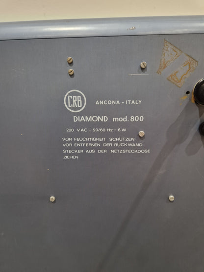 CRB Diamond 800 Organ - Rare Reverse Keys Model - Good w/ Power Supply & Hard Case