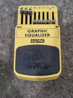 Behringer EQ700 Graphic Eqaulizer Effects Pedal - 7-Band EQ Control - Excellent - Image 3