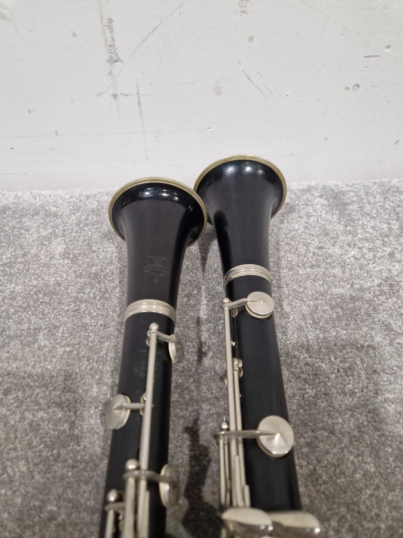Buffet E11 And Buffet C12 Clarinets - Intermediate Woodwind Models - Very Good w/ Hard Case - Image 8