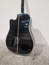 Takamine Gd34ce-Blk - Dreadnought Cutaway Acoustic-Electric - Excellent w/ Original Box & Soft Case - Photo 9