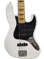 Fender Squier Jazz Bass Guitar White - Classic Tone Electric Bass ICS18089845 - Excellent w/ & Full set Up - Image 1