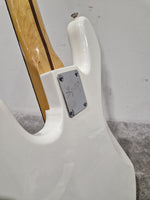 Fender Squier Jazz Bass Guitar White - Classic Tone Electric Bass ICS18089845 - Excellent w/ & Full set Up - Image 5
