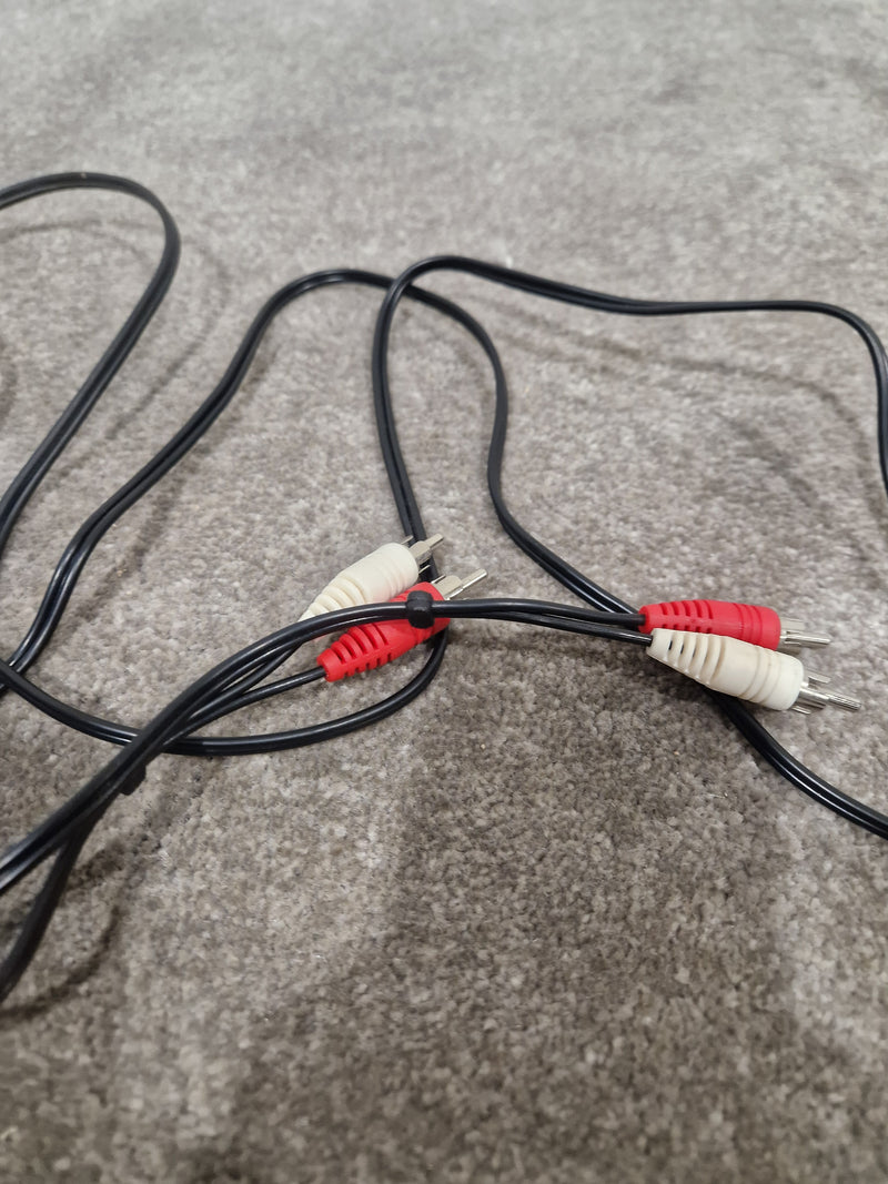 Joblot - 6x Pair of RCA Phono Cables, Random Sizes - High-Fidelity Audio - Excellent - Image 5