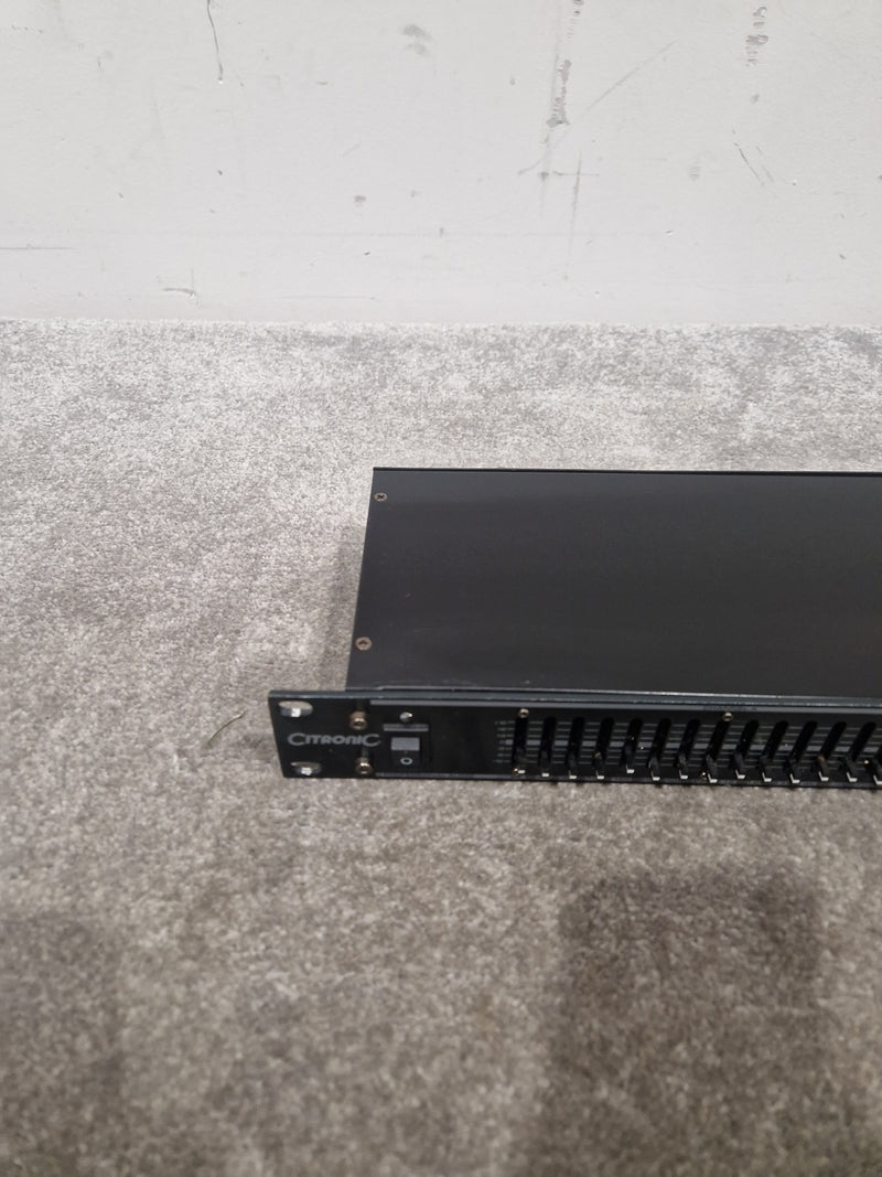 Citronic Equalizer CQ215 B - Dual 15-Band EQ - Very Good w/ Power Supply - Image 6