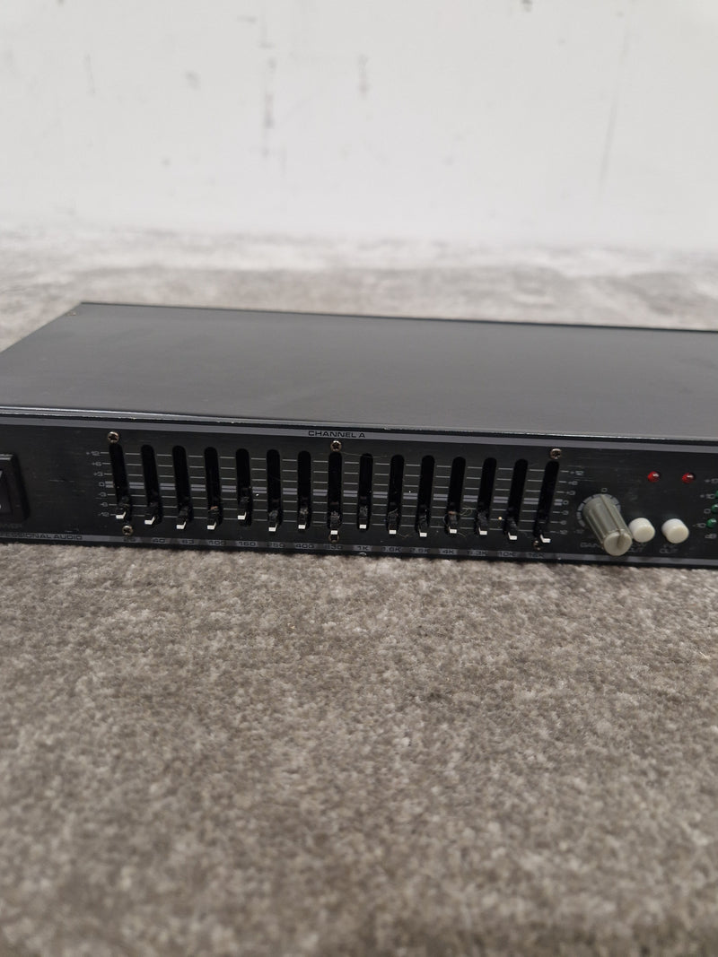 Citronic Equalizer CQ215 B - Dual 15-Band EQ - Very Good w/ Power Supply - Image 7