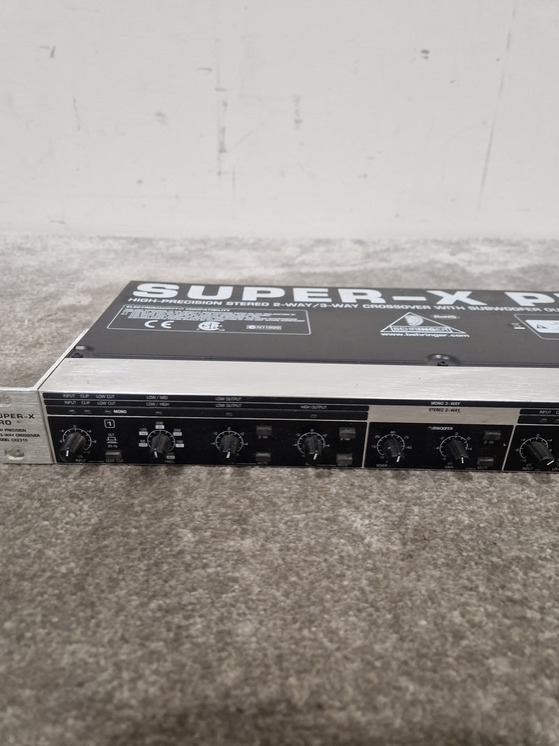 Behringer Super X Pro CX2310 R - Stereo 2-Way Crossover - Partially Working w/ Power Supply - Image 4