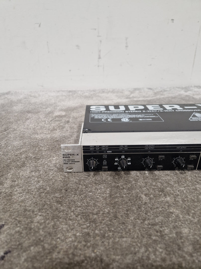 Behringer Super X Pro CX2310 R - Stereo 2-Way Crossover - Partially Working w/ Power Supply - Image 5