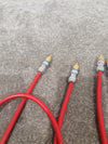 2x RCA Phono Cables - High Qaulity Red - Excellent - Photo 7