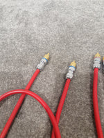 2x RCA Phono Cables - High Qaulity Red - Excellent - Image 7