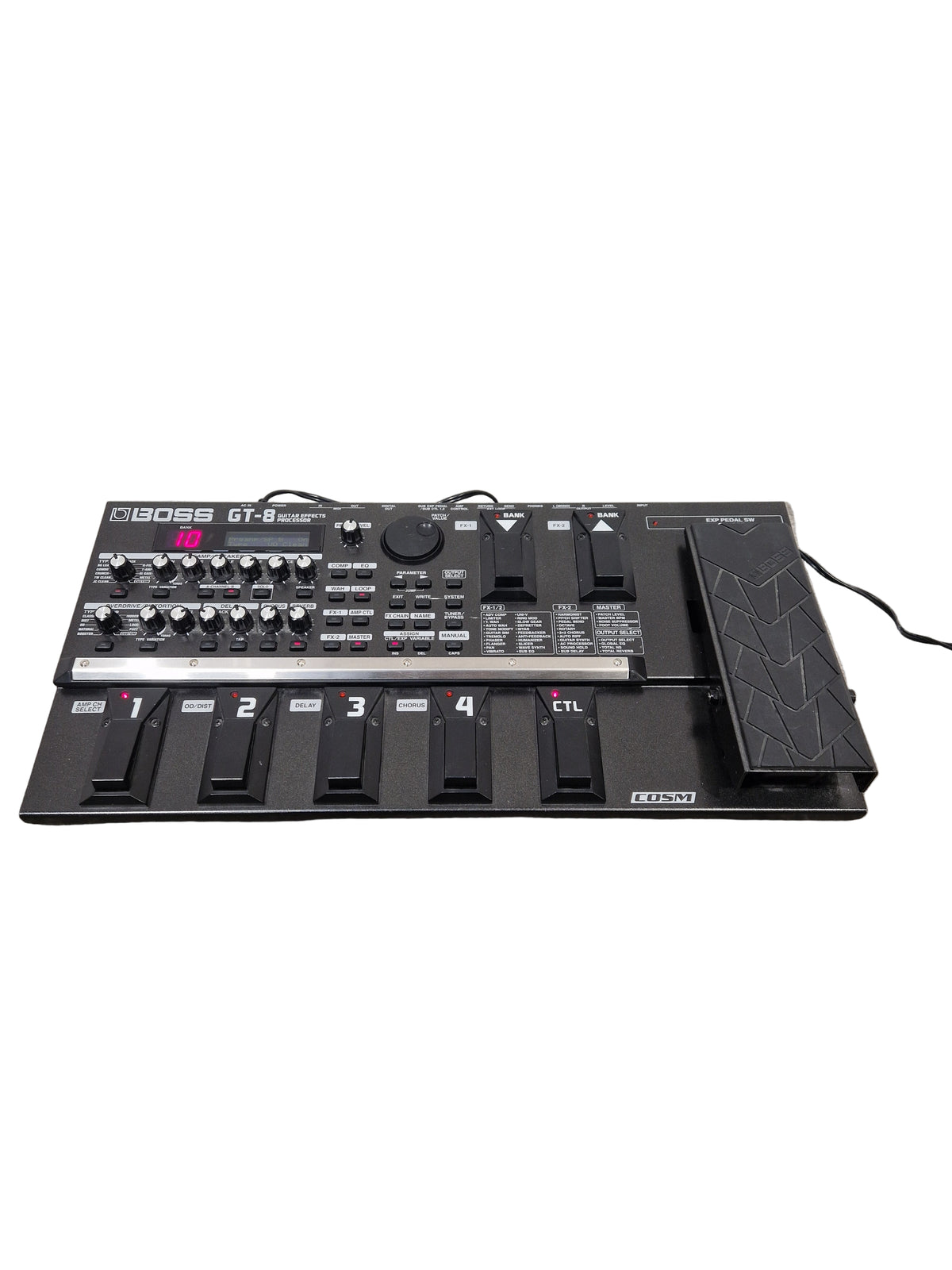 Boss GT-8 - Multi-Effects Processor - Excellent w/ Power Supply