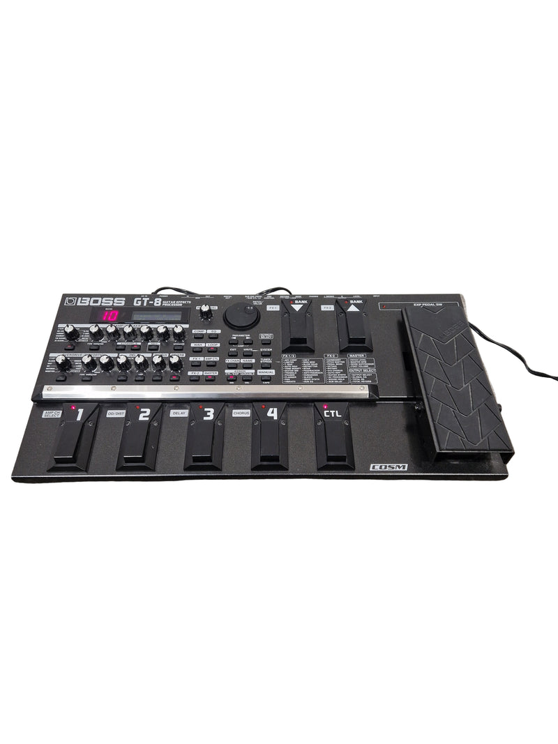 Boss GT-8 - Multi-Effects Processor - Excellent w/ Power Supply - Image 1