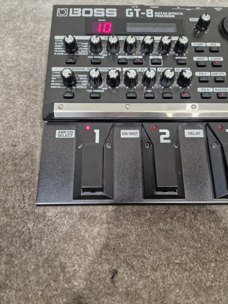 Boss GT-8 - Multi-Effects Processor - Excellent w/ Power Supply - Image 6