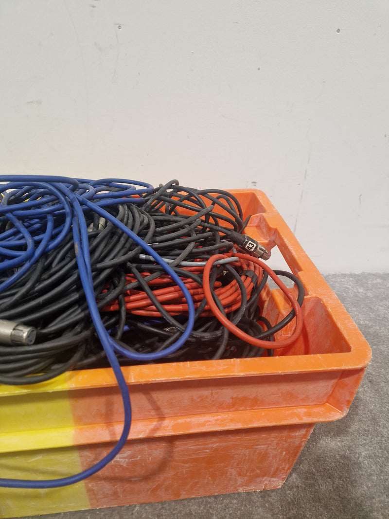 JOB-LOT OF XLR Cables - Mixed Lengths & Colors - Good - Image 6