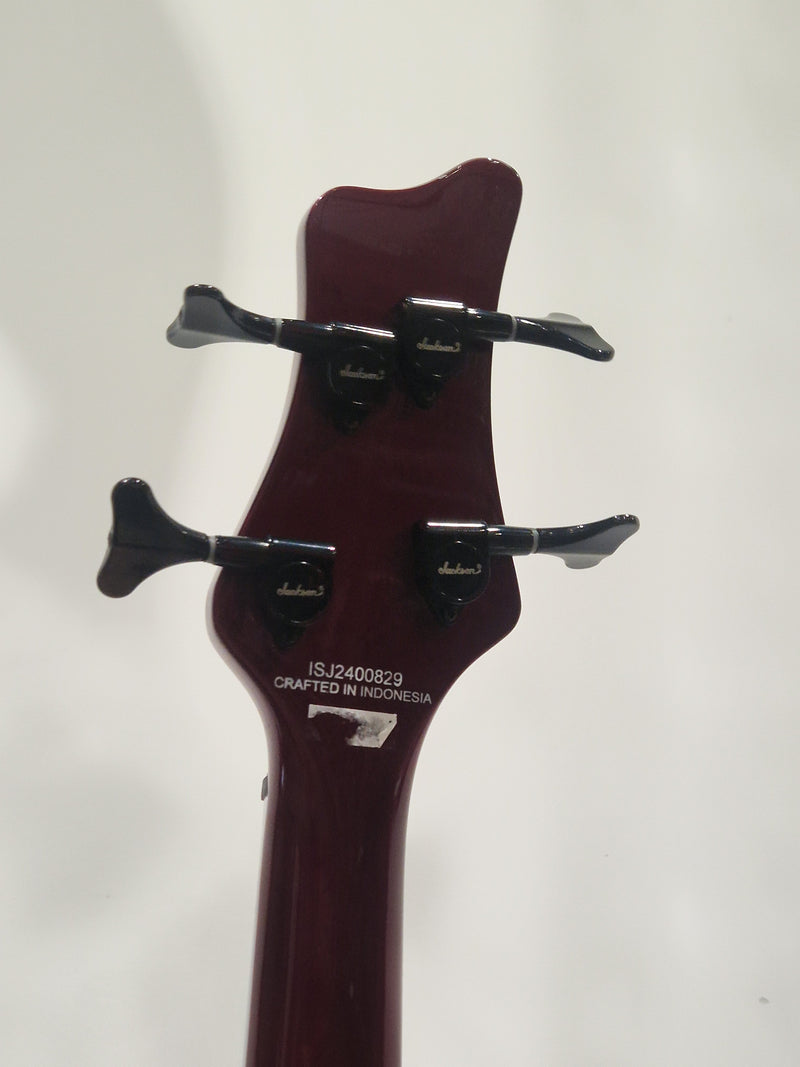 Jackson X Series Spectre Bass SBX IV IN Metallic Red - Metallic Finish - Excellent w/ Soft Case - Image 4