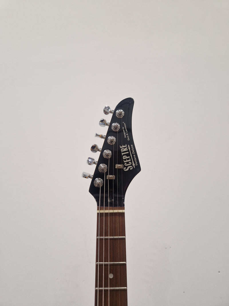 Sceptre Ventana Deluxe Dark Red - Premium Electric Guitar - Very Good - Image 4