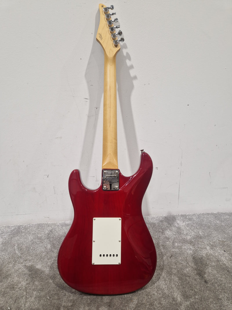 Sceptre Ventana Deluxe Dark Red - Premium Electric Guitar - Very Good - Image 11