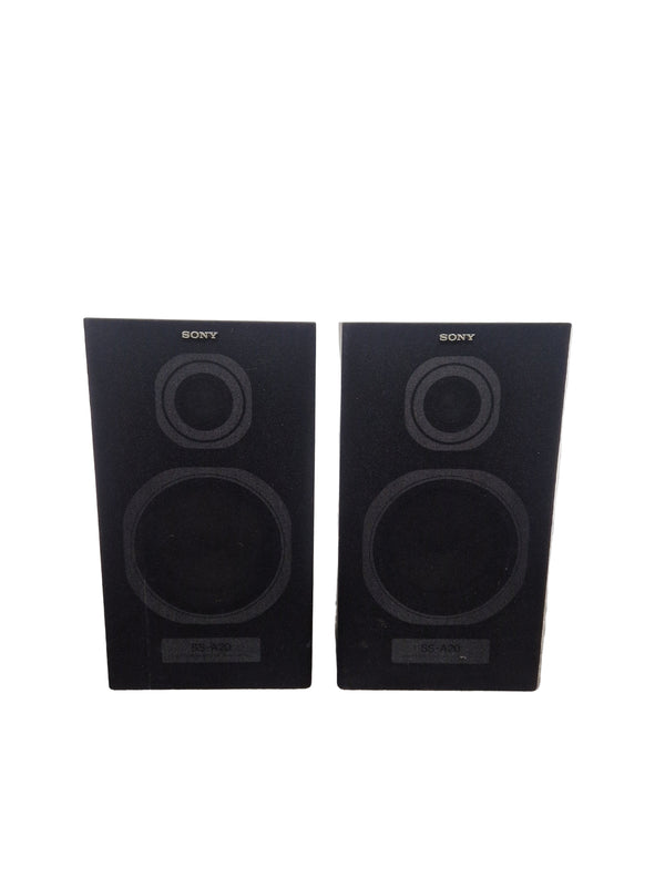 Sony SS-A20 Speaker Pair - 2-Way Bookshelf Speakers - Very Good