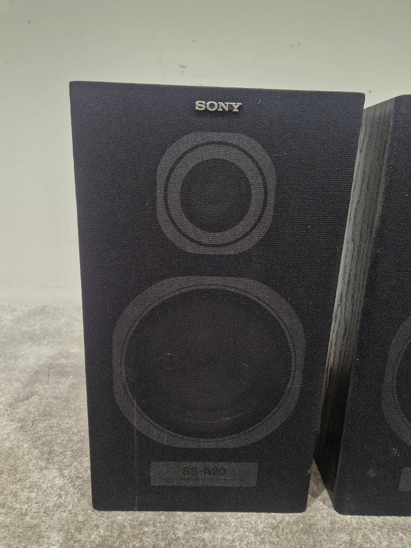 Sony SS-A20 Speaker Pair - 2-Way Bookshelf Speakers - Very Good - Image 6