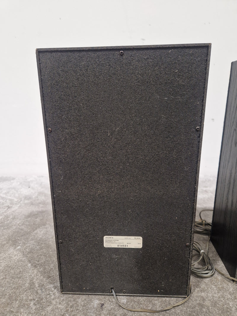 Sony SS-A20 Speaker Pair - 2-Way Bookshelf Speakers - Very Good - Image 10