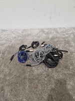 Set of 6 XLR to Jack Audio Cables - Mixed Stereo & Mono Leads - Good - Image 5