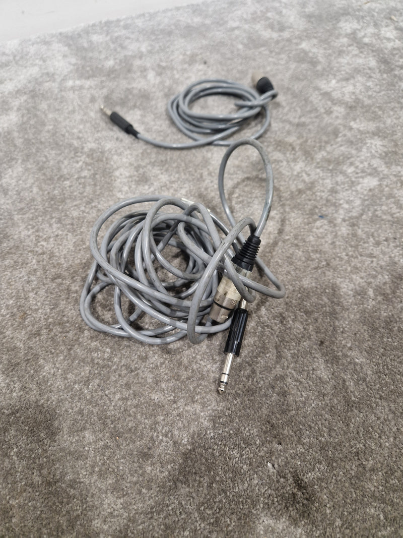 Set of 6 XLR to Jack Audio Cables - Mixed Stereo & Mono Leads - Good - Image 6