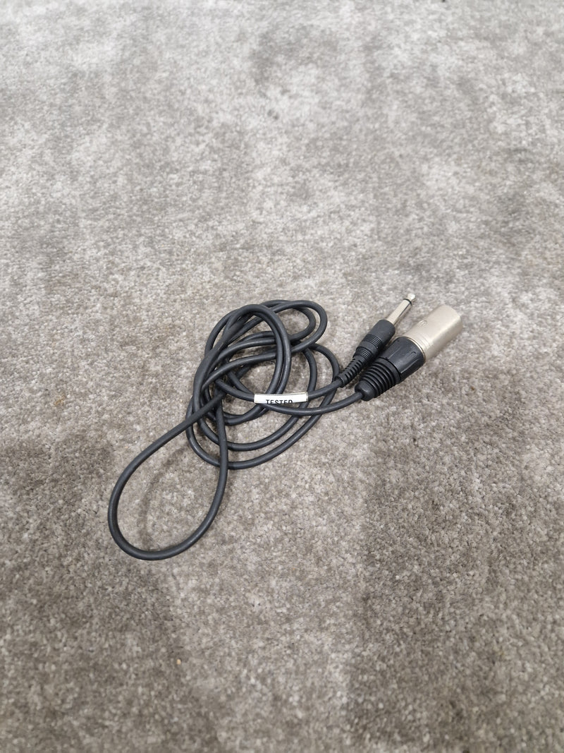 Set of 6 XLR to Jack Audio Cables - Mixed Stereo & Mono Leads - Good - Image 9