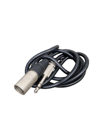 Set of 6 XLR to Jack Audio Cables - Mixed Stereo & Mono Leads - Good