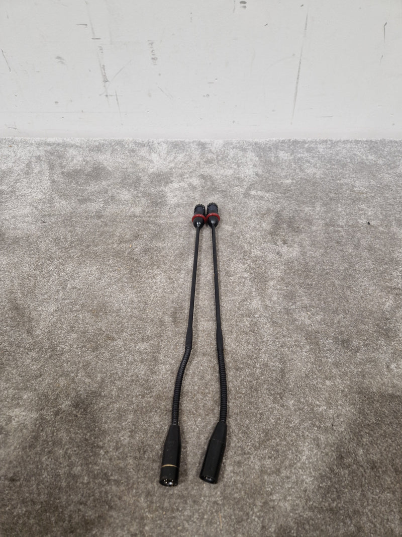 Pair OF Generic Goose Neck Microphones - Flexible Positioning - Very Good - Image 2