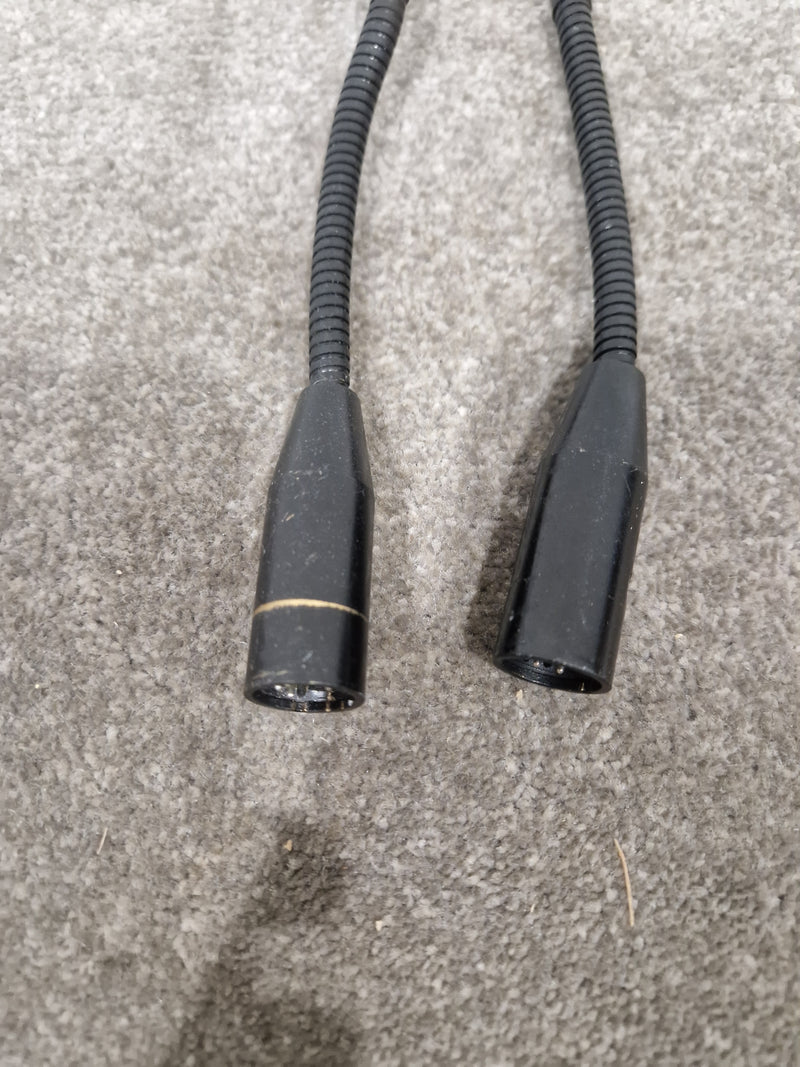 Pair OF Generic Goose Neck Microphones - Flexible Positioning - Very Good - Image 4