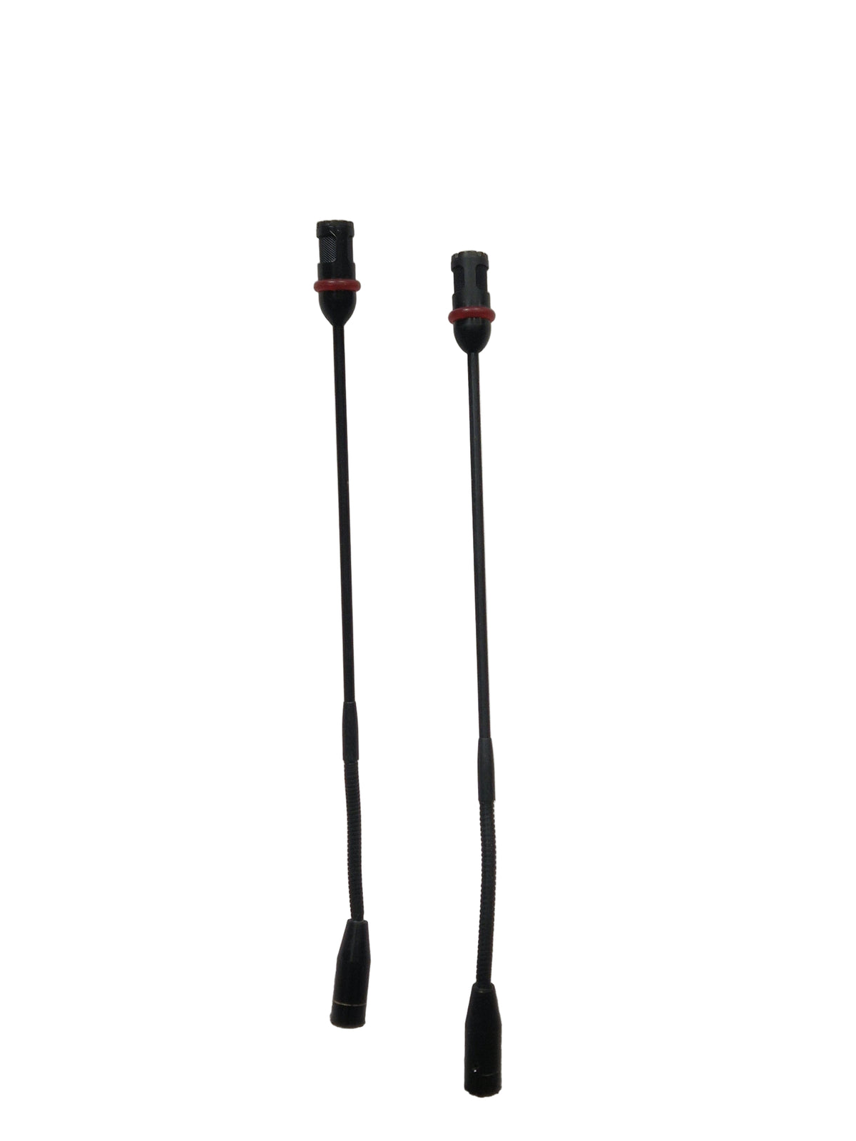 Pair OF Generic Goose Neck Microphones - Flexible Positioning - Very Good
