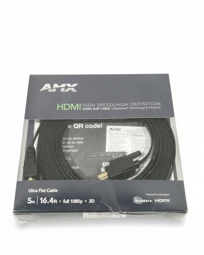 5M AMX Ultra Flat HDMI Cable - High-Speed Transmission - Excellent w/ Original Box