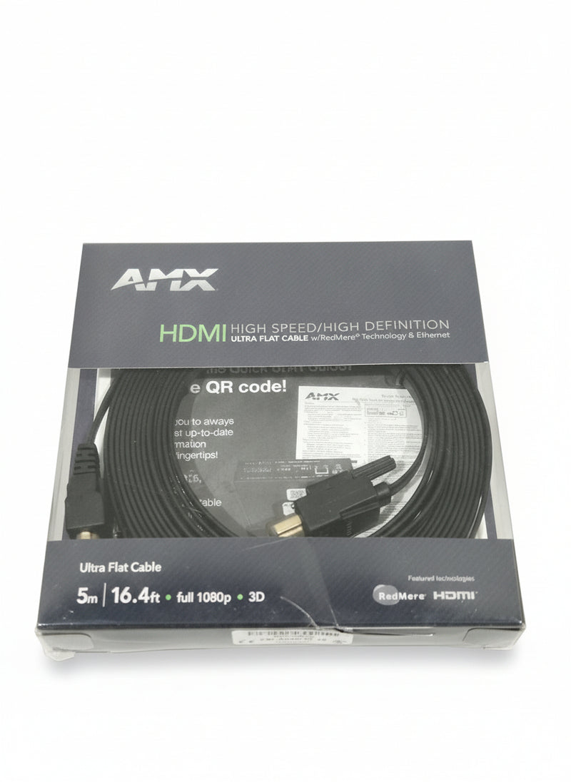5M AMX Ultra Flat HDMI Cable - High-Speed Transmission - Excellent w/ Original Box - Image 1