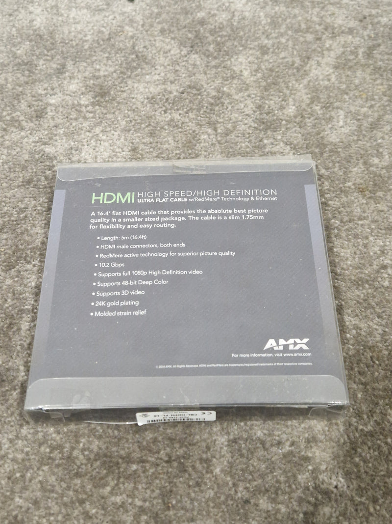 5M AMX Ultra Flat HDMI Cable - High-Speed Transmission - Excellent w/ Original Box - Image 3